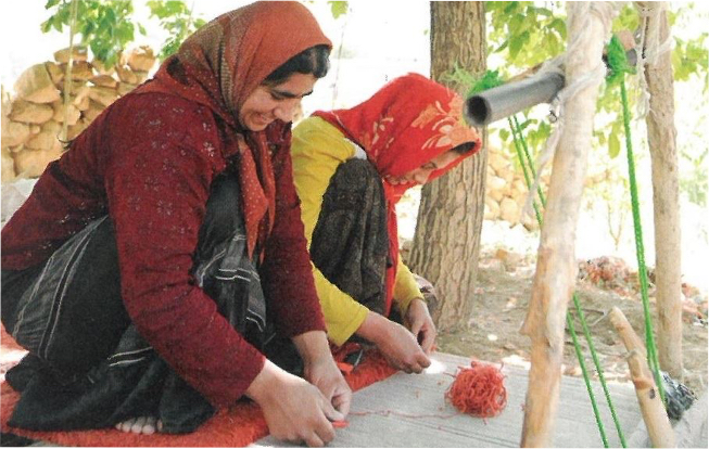 人生が映し出された織物